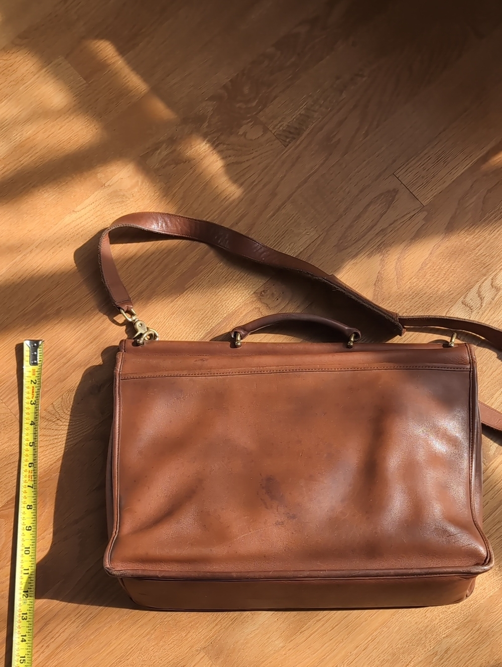Vintage Coach Beekman Briefcase, British Tan - Picture 5 of 15